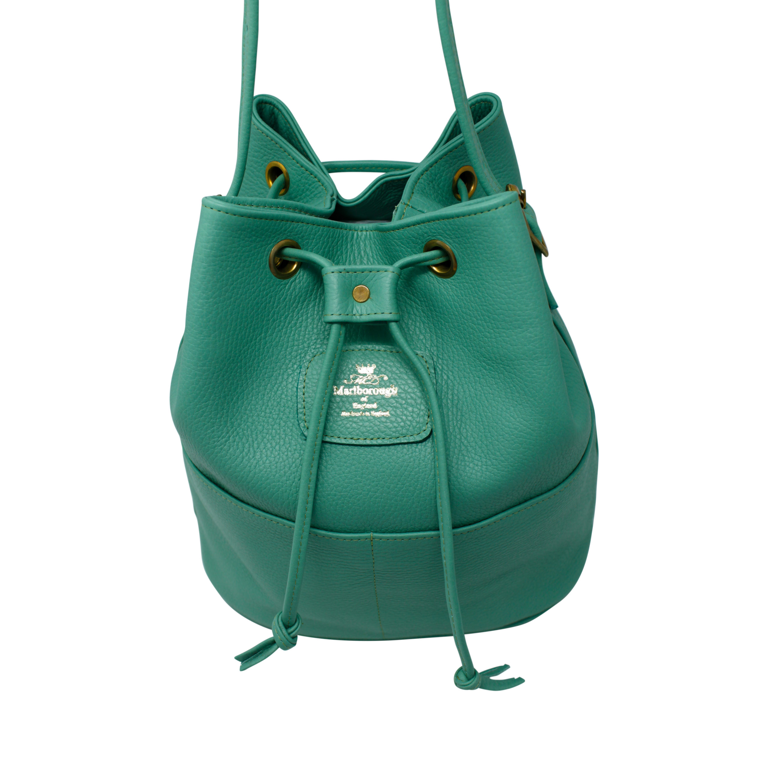 Green Leather Bucket Bag - Marlborough of England